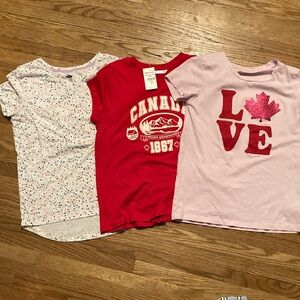 Size 10 3 pack of tees. In great shape. One still has the tags on.